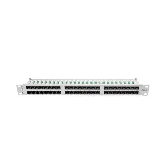 Lanberg Patch Panel για Rack 1U 19" 48 Θυρών cat6 Γκρι