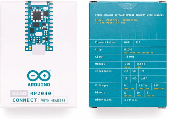 Arduino Nano RP2040 Connect mit Header Vorstand für Arduino