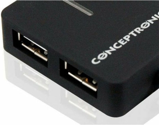Conceptronic Hub 4 Θυρών USB 2.0 με σύνδεση USB-A