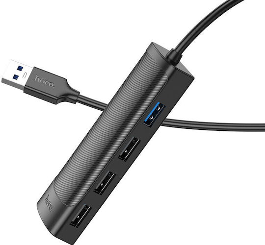 Hoco Hb42 Easy Hub 4 Ports USB 3.0 with USB-A Connection / Ethernet