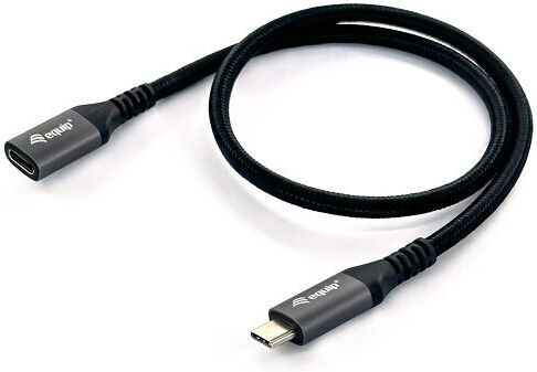 Equip USB 3.2 Video Cable USB-C Male - USB-C Female Black 1m 128371