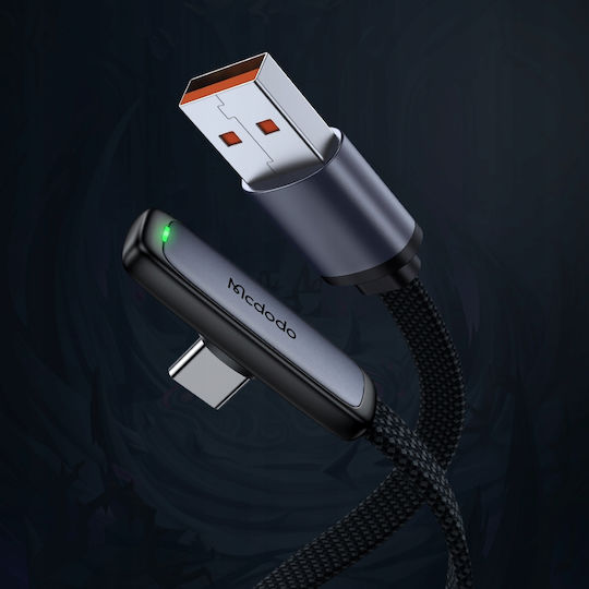 Mcdodo USB 2.0 Cable USB-C male - USB-A 100W PD Μαύρο 1.2m CA-3340