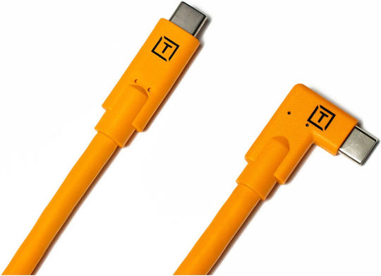 Tether Tools Regular USB 2.0 Cablu USB-C bărbătesc - USB-C Portocaliu 9.4m (CUC31R-ORG)