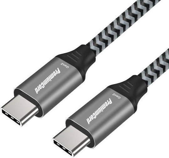 PremiumCord Regular USB 2.0 Cablu USB-C bărbătesc - USB-C 60W Negru 0.5m (ku31cr05)