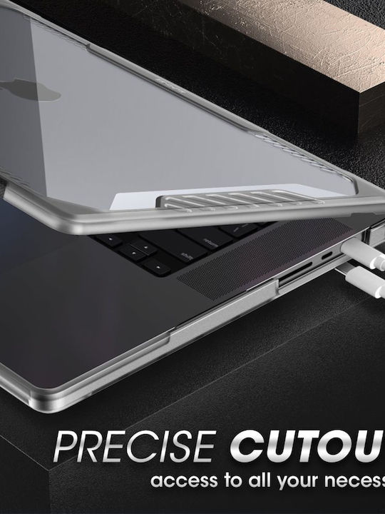 Supcase Unicorn Beetle Pro Cover for Apple Macbook Pro 16 M1 M2 M3 2021-2023 Transparent