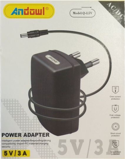 Andowl Ql5v Adaptor Universal De Alimentare 5V 3A Cu Putere 15W