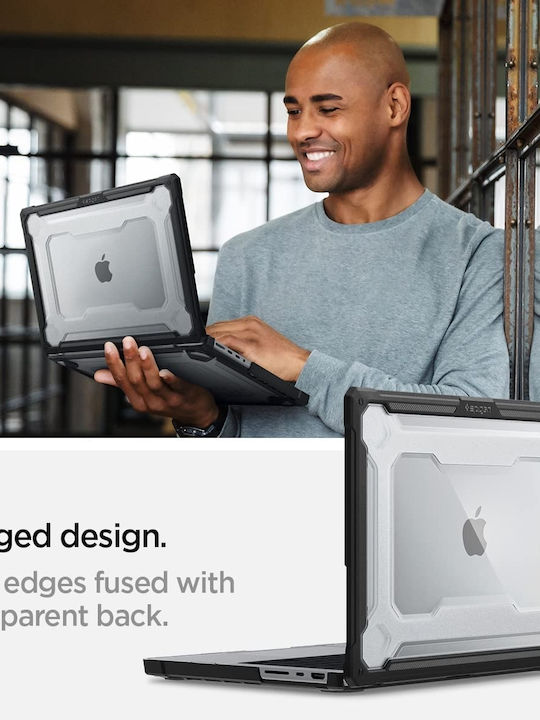 Spigen Rugged Armor Σκληρή Θήκη Apple Macbook Pro 14" 2023 2021 Matte Black