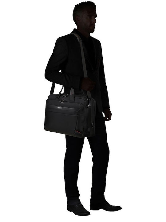 Samsonite Pro-DLX 6 Waterproof Shoulder / Handheld Bag for 17.3" Laptop Black
