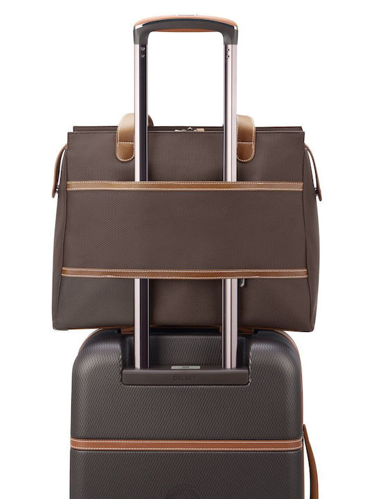 Delsey Chatelet Air 2.0 Τσάντα Ώμου / Χειρός για Laptop 15" Brown