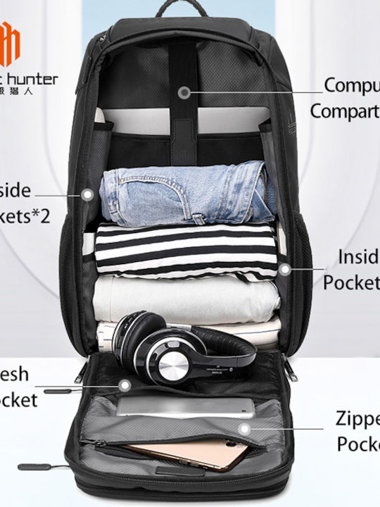 Arctic Hunter B00461 Waterproof Backpack Backpack for 15.6" Laptop Black