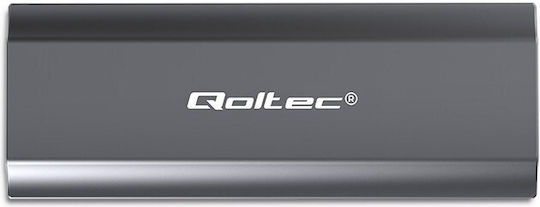 Qoltec Case for Hard Drive M.2 SATA III with Connection Type-C