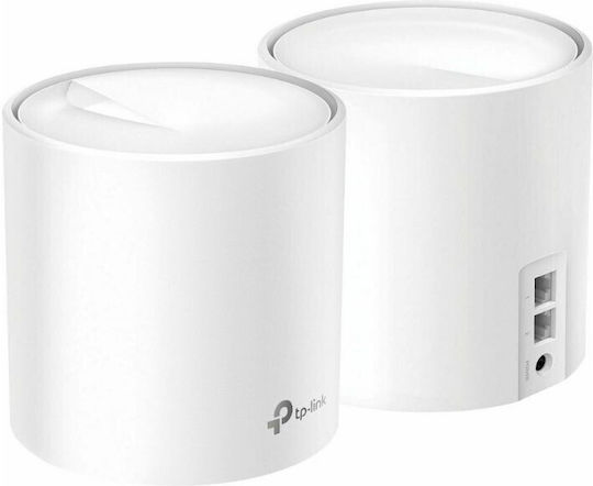 TP-LINK Deco X20 v3 WiFi Mesh Network Access Point Wi‑Fi 6 Dual Band (2.4 & 5GHz) in Double Kit