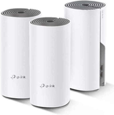 TP-LINK Deco E4 v3 WiFi-Mesh-Netzwerk Zugriffspunkt Wi‑Fi 5 Dualband (2,4 & 5 GHz) in Dreifach-KIt