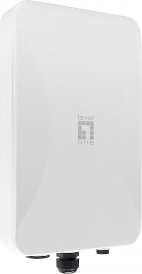 Level One WAB-8021 Точка за достъп Wi‑Fi 6 Двулентов (2.4 и 5GHz) за Външно Поставяне