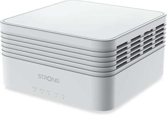 Strong AX3000 WiFi Mesh Network Access Point Wi‑Fi 6 Dual Band (2.4 & 5GHz) σε Διπλό Kit