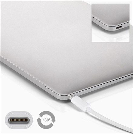 Goobay USB 2.0 Cable USB-C male - USB-C 60W White 1m (67194)