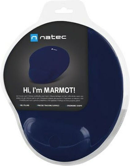 Natec Marmot Gaming Mouse Pad 225mm with Wrist Support Blue