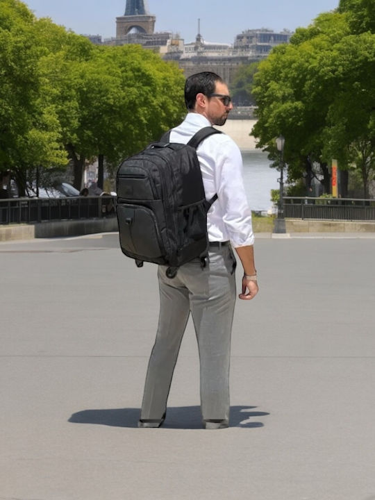 Matein Backpack Laptop Bag for 17" with USB Port in Black Color CB-1212 Black