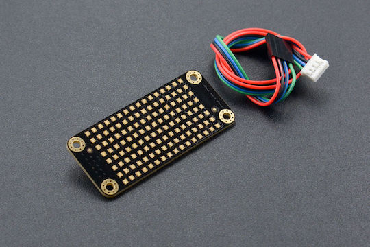 DFRobot Gravity: I2C 8x16 RGB LED Matrix Panel DFR0522