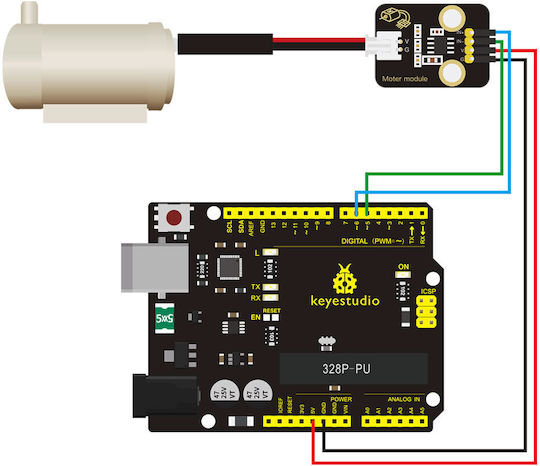 Keyestudio Οδηγός Μοτέρ KS0347