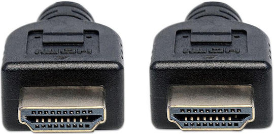 Manhattan HDMI 2.0 Premium High Speed 4K 60Hz HDR Cable HDMI Male - HDMI Male 2m Black