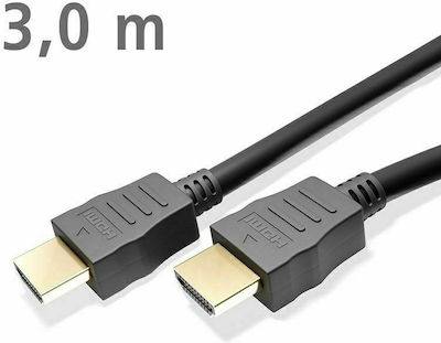 Goobay HDMI 1.4 Cable HDMI male - HDMI male 3m Black