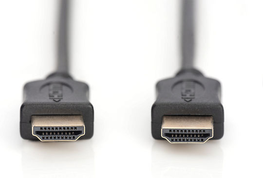 Digitus HDMI Кабел HDMI Мъжки - HDMI Мъжки 2м Черен