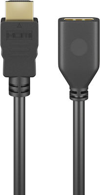 Goobay Cable HDMI male - HDMI female 2m Μαύρο