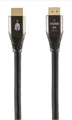 Spartan Gear HDMI 2.1 Cable HDMI male - HDMI male 1.5m Gold