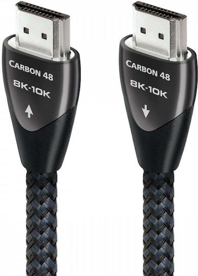 Audioquest Carbon HDMI 2.0 Premium High Speed 4K 60Hz HDR Braided Cable HDMI male - HDMI male 1.5m Μαύρο