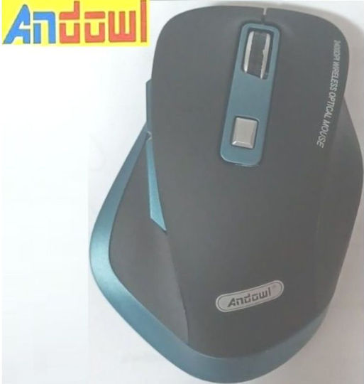 Andowl Q-M2000 Kabellos Ergonomisch Maus Schwarz