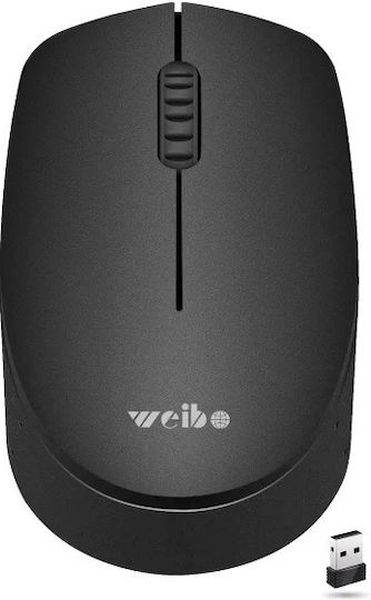 Weibo RF-6300 Ασύρματο Bluetooth Ποντίκι Μαύρο