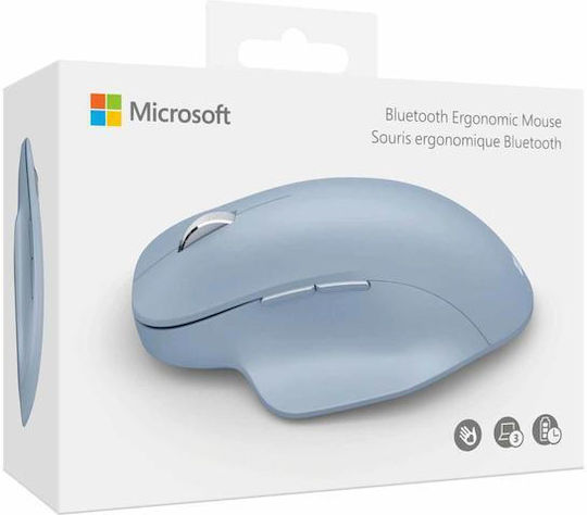 Microsoft Ergonomic Bluetooth Ασύρματο Ποντίκι Μπλε