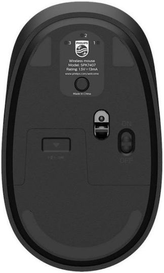 Philips SPK7407B Ασύρματο Bluetooth Ποντίκι Μαύρο
