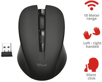 Trust Mydo Wireless Mouse Black