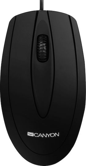 Canyon CNE-CMS1 Cu fir Mouse Negru