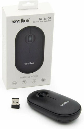 Weibo RF-6100 Wireless Mouse Black