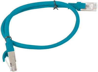 Lanberg U/UTP Cat.6 Ethernet Network Cable 0.5m Blue 1pcs