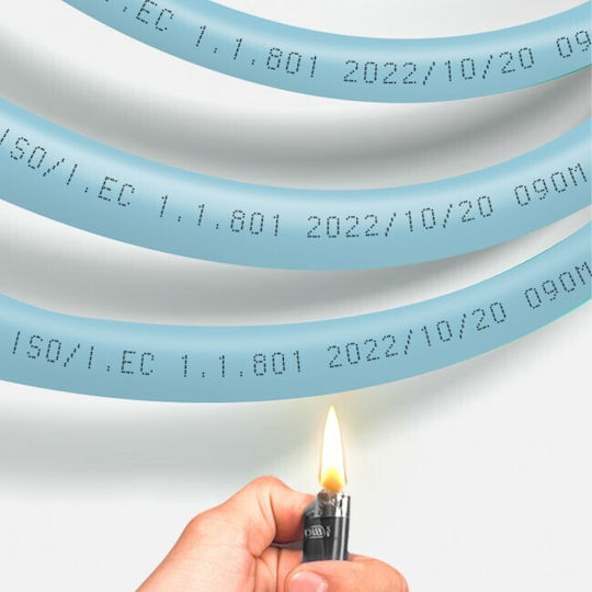 Unitek S/FTP Cat.7 (10Gbps) Καλώδιο Δικτύου Ethernet χωρίς ακροδέκτες 305m Γκρι