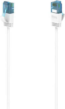 HAMA U/UTP Cat.6a (Gigabit) Мрежов Кабел Ethernet 0.75м Бял