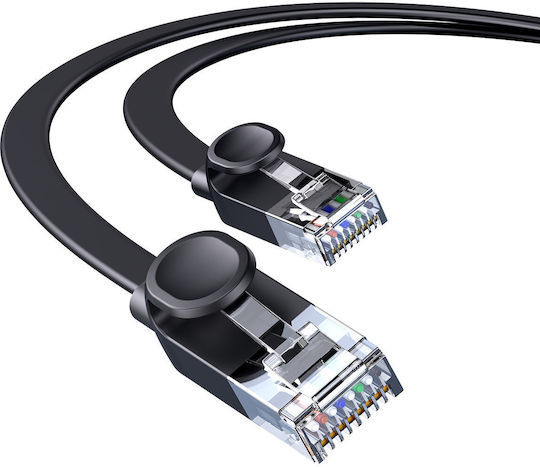Baseus U/UTP Cat.6 (Gigabit) Καλώδιο Δικτύου Ethernet 2m Μαύρο