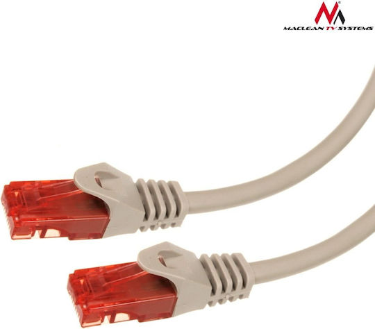 Maclean Energy U/UTP Cat.6 Ethernet Network Cable 1m Gray