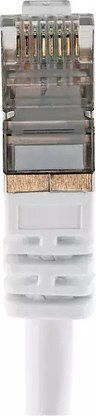 Schwaiger S/FTP Cat.6 (Gigabit) Καλώδιο Δικτύου Ethernet 1m Λευκό