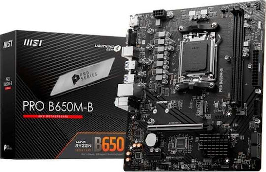 ASRock TUF Gaming ATX＆MSI PRO B650M-B MSI PRO B650M-B Placă de bază Micro ATX cu AMD AM5 Socket