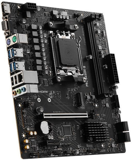 MSI PRO B650M-B Motherboard Micro ATX με AMD AM5 Socket 7E28-005R