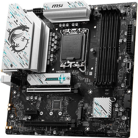 MSI B760M Gaming Plus WIFI Дънна платка Micro ATX с Intel 1700 Сокет