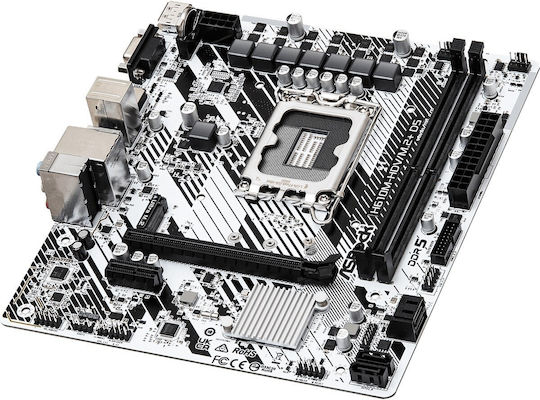 ASRock H610M-HDV/M.2+ D5 Motherboard Micro ATX με Intel 1700 Socket 90-MXBM50-A0UAYZ