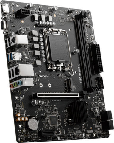 MSI PRO H610M-E Motherboard Micro ATX με Intel 1700 Socket 7D48-019R