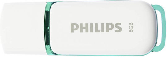 Philips Snow Edition 8ГБ USB 2.0 Стик Зелен