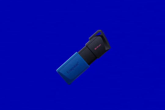 Kingston Datatraveler Exodia M 64GB USB 3.2 Stick Μαύρο